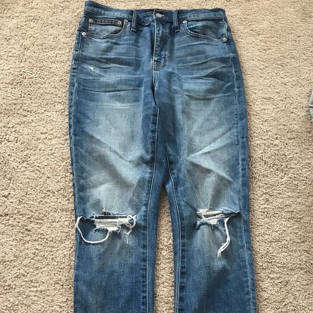 Madewell High Rise Slim Boyjean